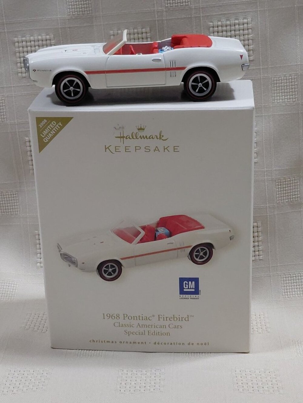 1968 Pontiac Firebird Classic American Cars Ornament Hallmark Limited Edition